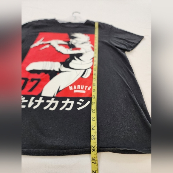 Naruto Shippuden Black Graphic T-Shirt, Size Large - Picture 8 of 13